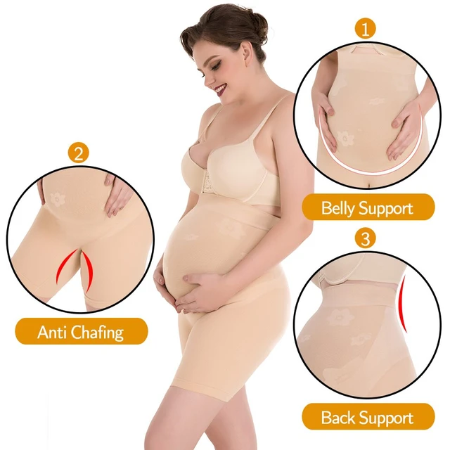 Leggings de grossesse pour femmes, pantalon de grossesse, taille réglable,  post-partum, vêtements de grossesse - AliExpress