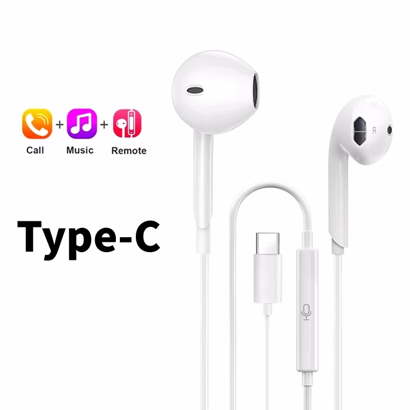 ตัวเลือกสินค้า หูฟังสาย Type C 3.5 มม. คุณภาพสูง
