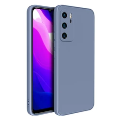 Liquid Silicone Fashion Phone Case Cover - Elegant Protective Accessories - Mate 50 Pro (Gray)