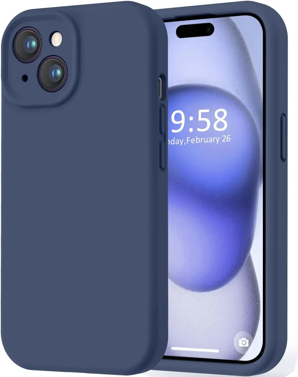Premium Full Body Protective Phone Case - Liquid Silicone with Soft Microfiber Lining and Shockproof Design