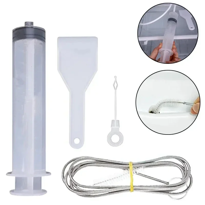 5/6 Pcs Refrigerator Drain Hole Clog Remover Fridge Hole Brush Water Outlet Cleaner for Household Clean Dredge Cleaning Tools 2