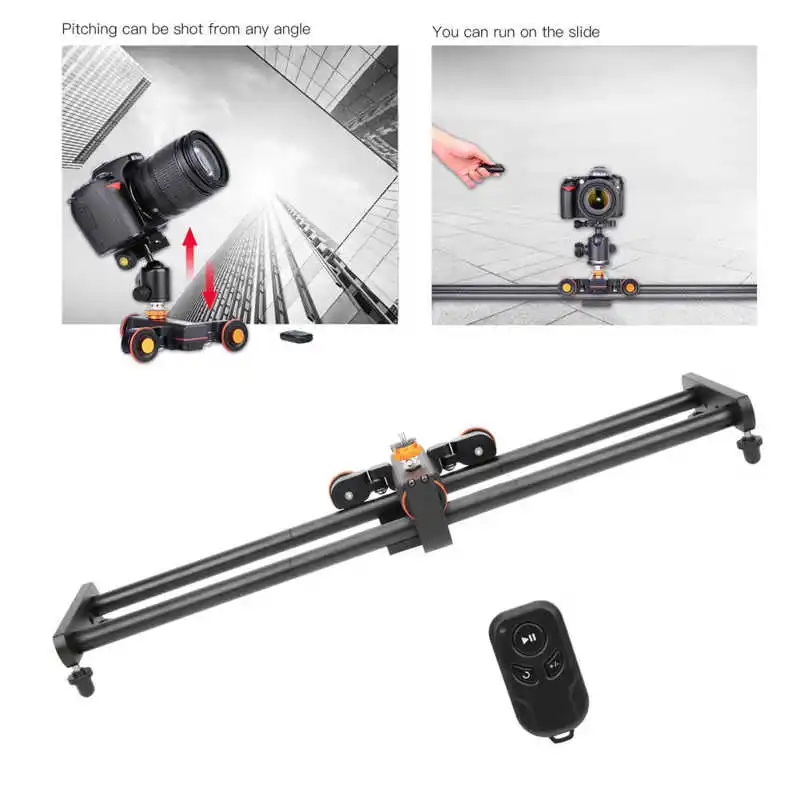 Camera Video Track Dolly Motorized Electric Slider Dolly for Canon for Nikon SLR Camera/Smartphone L4X Slider Car camera track slider