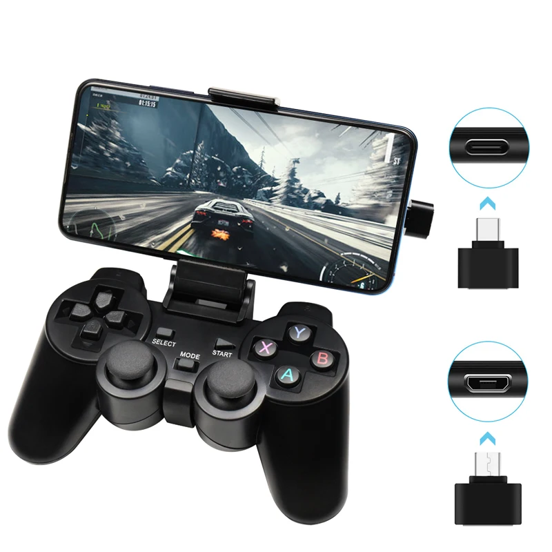 Wireless Gamepad For Android Phone Pc Ps3 Tv Box Joystick 2 4g Joypad Usb Pc Game Controller For Xiaomi Smart Phone Accessories Gamepads Aliexpress