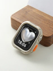 Stylish Letter Armor Shockproof Watch Case - Premium Anti - Fall Protection Cover for 49mm - Ultra (Titanium Color)