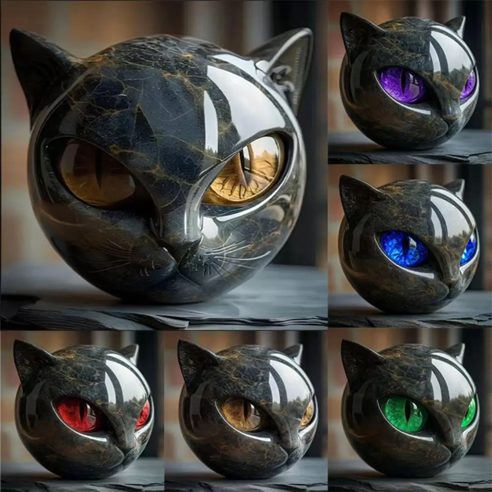 Figurine - VGEBY - Chat en Résine Synthétique - Décoration Intérieure
