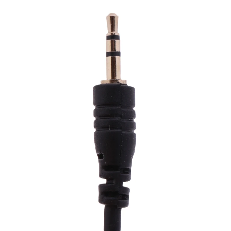 Gold-Plated Stereo Aux Extension Cable - 2.5mm Male to 3.5mm Female, 20cm