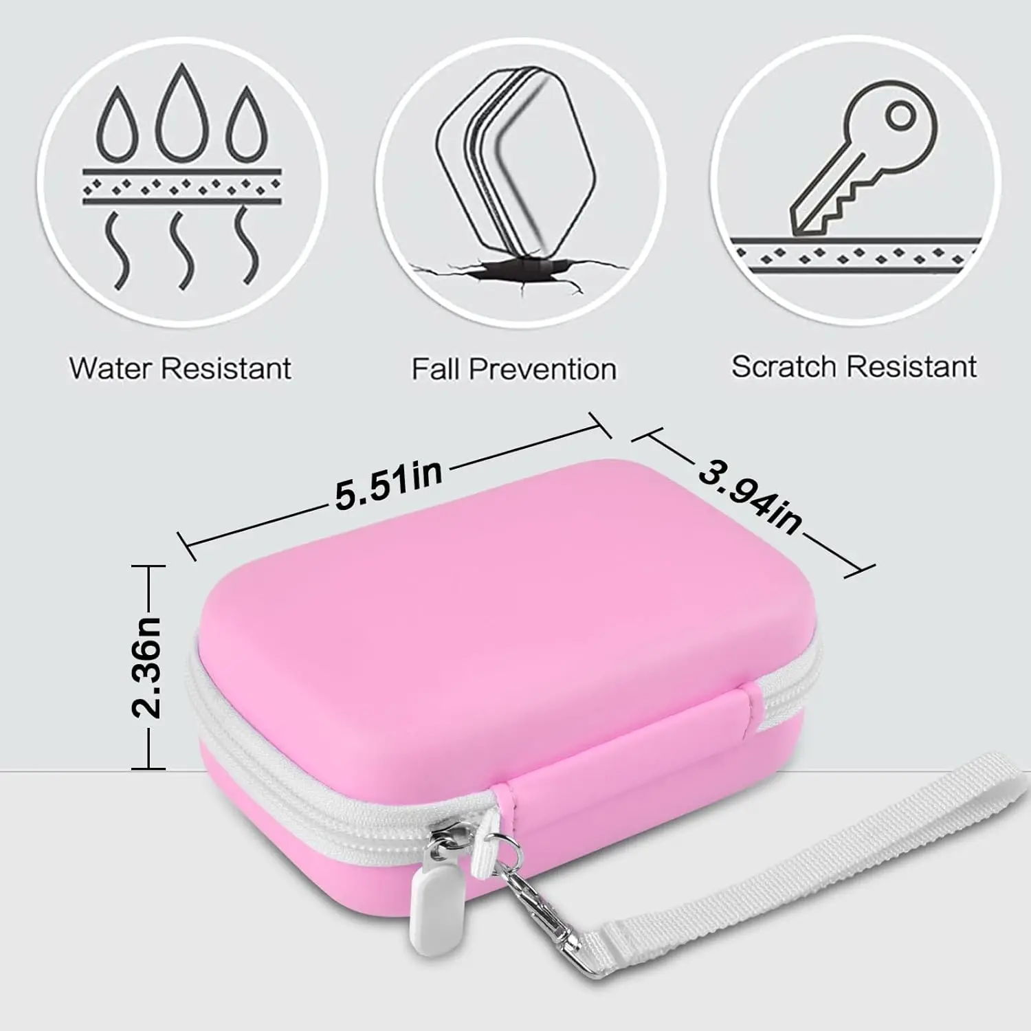 Case Compatible with Canon Ivy 2 Mini Photo Printer/for KODAK Step/for Ivy CLIQ + 2 CLIQ 2 Mobile Wireless Bluetooth Instant instant camera printer case
