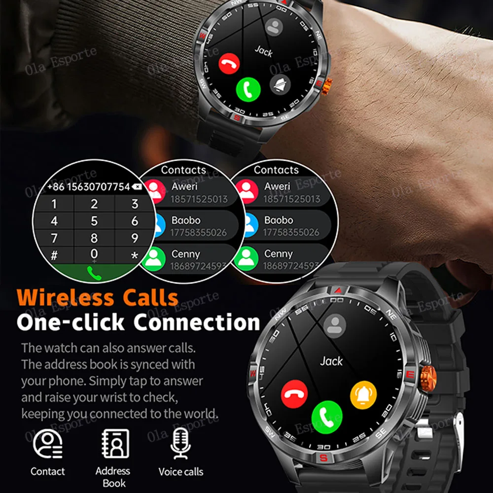 2026 New T-REX3 1000mAh Large Battery Durable Adult Smart Watch GPS Track Compass Waterproof Bluetooth Call Sport Smartwatch Men