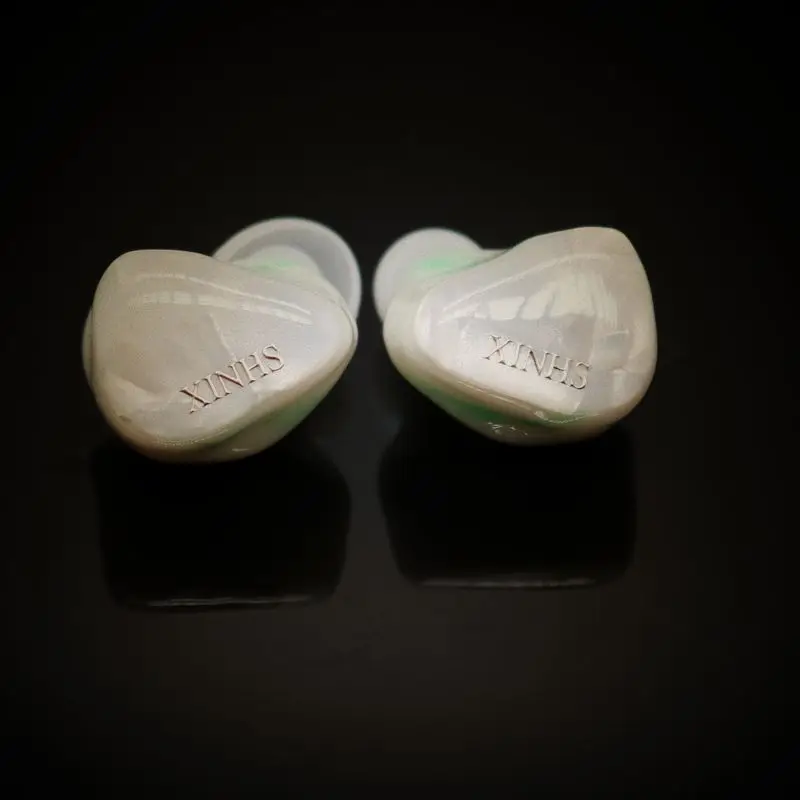 XINHS HS6 유선 이어폰 1DD+3BA HIFI 인이어 IEM 레진 3D 프린팅 이어폰