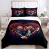 Chucky terror  Bedding Set Soft duvet Pillowcase Comfort sheets/Double bed Full size Horror customizable Halloween gift 6