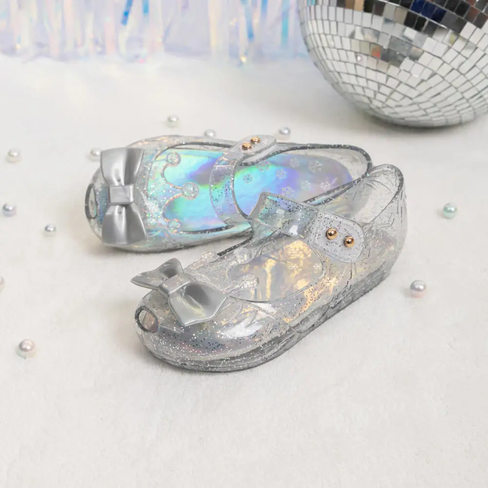 Girls Sandals Summer New Crystal Princess Shoes Anti-slip Breathable Fashion Children Sandals Beach Girls Shoes Cute Jelly Shoes 5