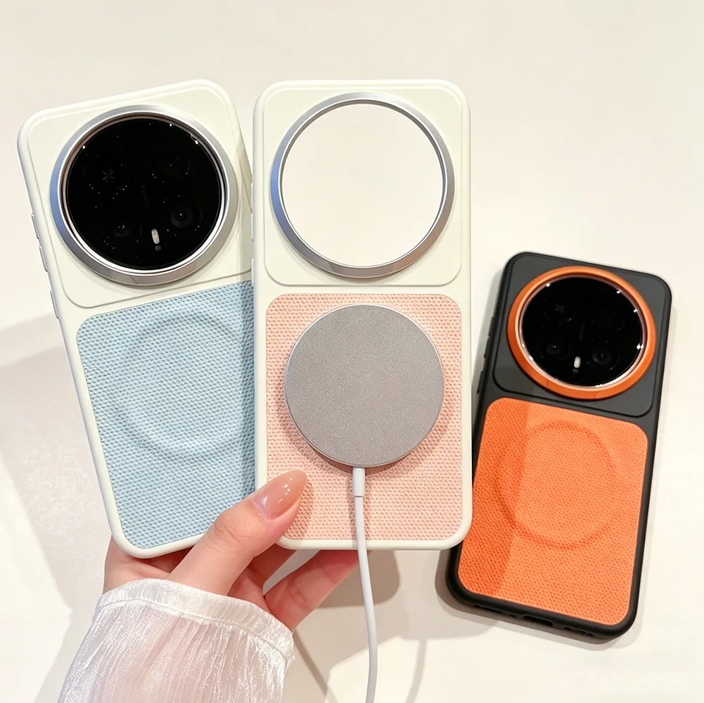 Grid Texture Anti-Slip Shockproof Phone Case with Raised Camera Bezel
