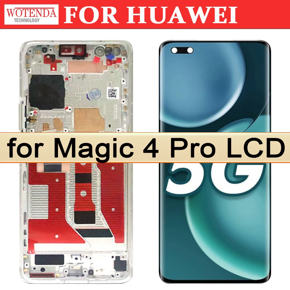 Высококачественный OLED-дисплей для Huawei Honor Magic 4 Pro, ЖК-дисплей с  сенсорным экраном в сборе, запасные части для Honor Magic4 Pro, ЖК-дисплей  | AliExpress