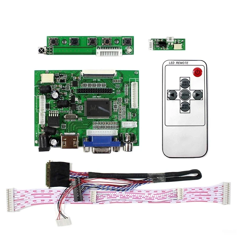 Polegada B101uan02.1 Ips 1920x1200 Display Lcd com Vga Hdmi Lcd Controlador Driver Board B101uan02 Tela Painel Lvds 50pin Novo 10.1 - Imagem 4