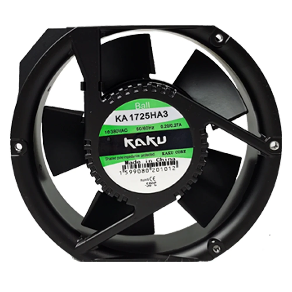KA1725HA1 KA1725HA2 KA1725HA3 17CM 17251 AC110V 220V 380V 높은 공기 흐름 배기 팬 내열성 DIY 냉각 환기 팬