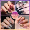MIZHSE 7ml Reflective Glitter Nail Gel Polish Effect Sparkling Soak Off UV Gel Semi Permanent For Manicure Nail Art Nail Gel 4