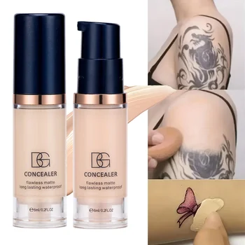Mini Matte Concealer Full Coverage Liquid Foundation Long-Lasting Waterproof Suitable for All Skin Types Multi-Tone Coverage