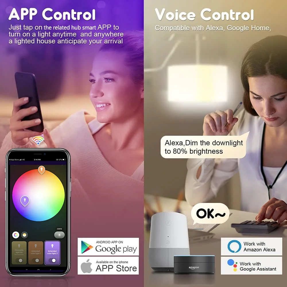 Zigbee RGB Smart LED Bulb 15W/18W (E27, AC100–240V) 3