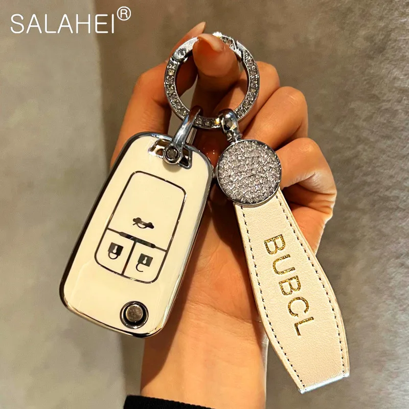 Car Tpu Key Case Full Cover Shell Auto Key Bag For Chevrolet Cruze Aveo
