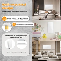 Инфракрасный обогреватель, настенная энергосберегающая нагревательная панель с термостатом для дома и офиса, 520 Вт/850 Вт/1050 Вт — изображение 4