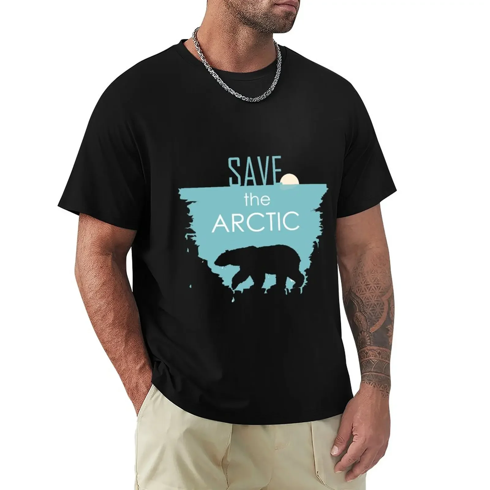 

save the Arctic T-Shirt shirts graphic tees quick-drying cute tops sublime mens t shirts pack