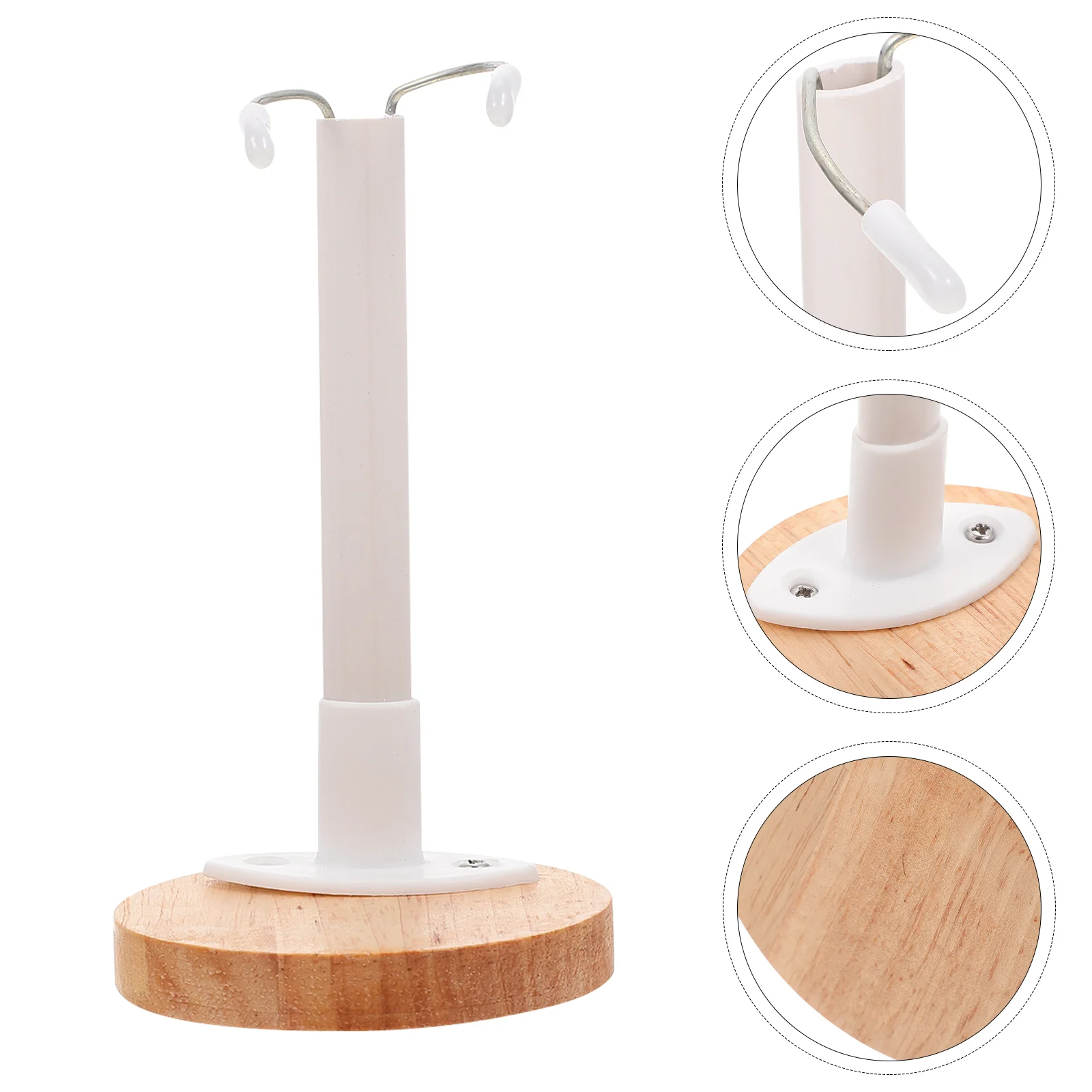 

Wooden Doll Rack Durable Doll Displaying Rack Lovely Doll-stand Holder