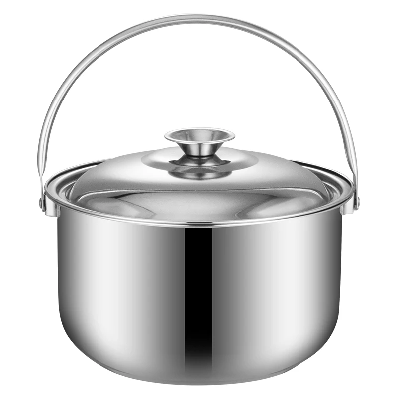 PotSoupCookingSteelStainlessStewBowlBowlsStockpotKitchenCookwarePanMetalHandleramen