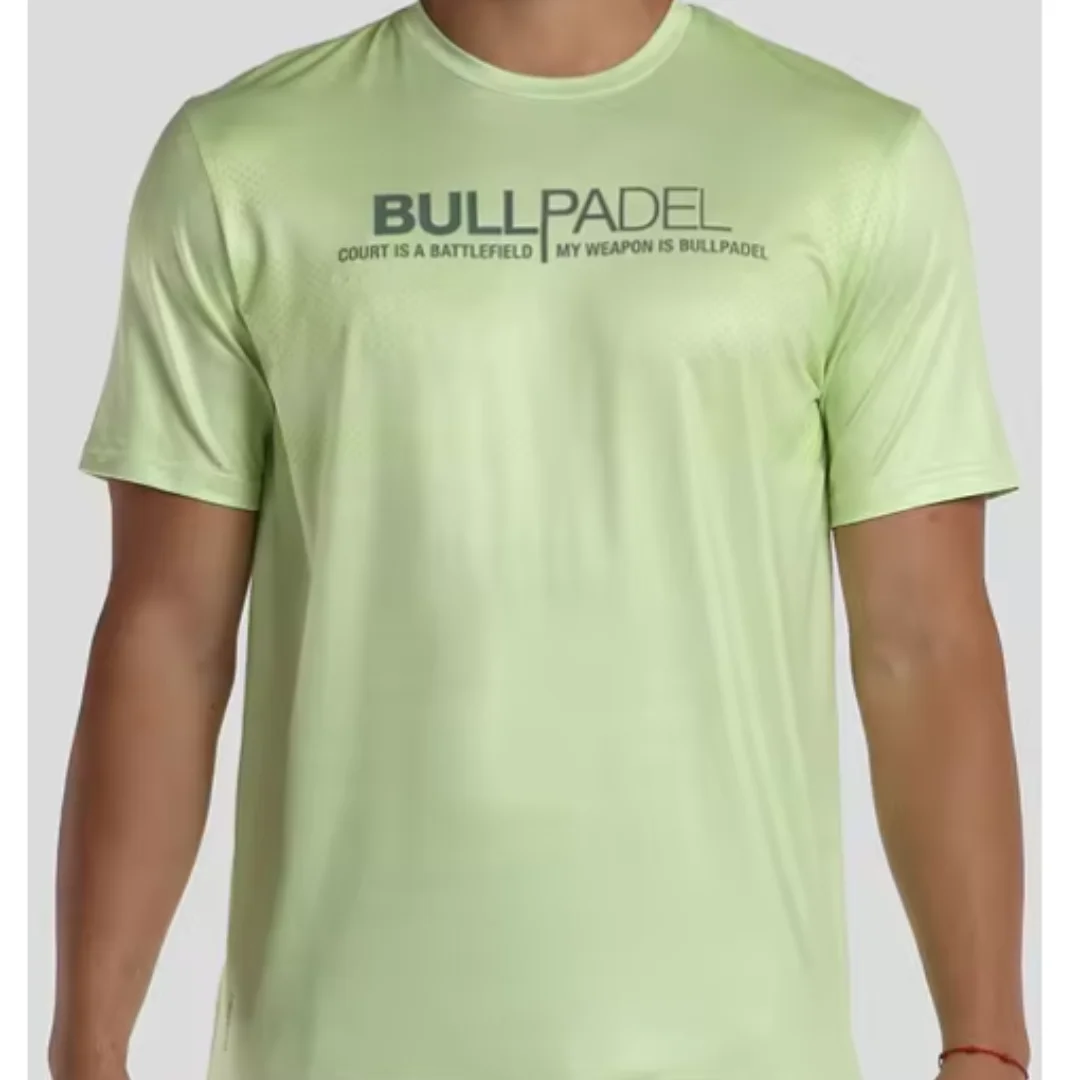Bullpadel Men's T-Shirt Summer Tennis Short Sleeve Outdoor Running Loose Tops Football Badminton Comfortable Breathable T-Shirt 6