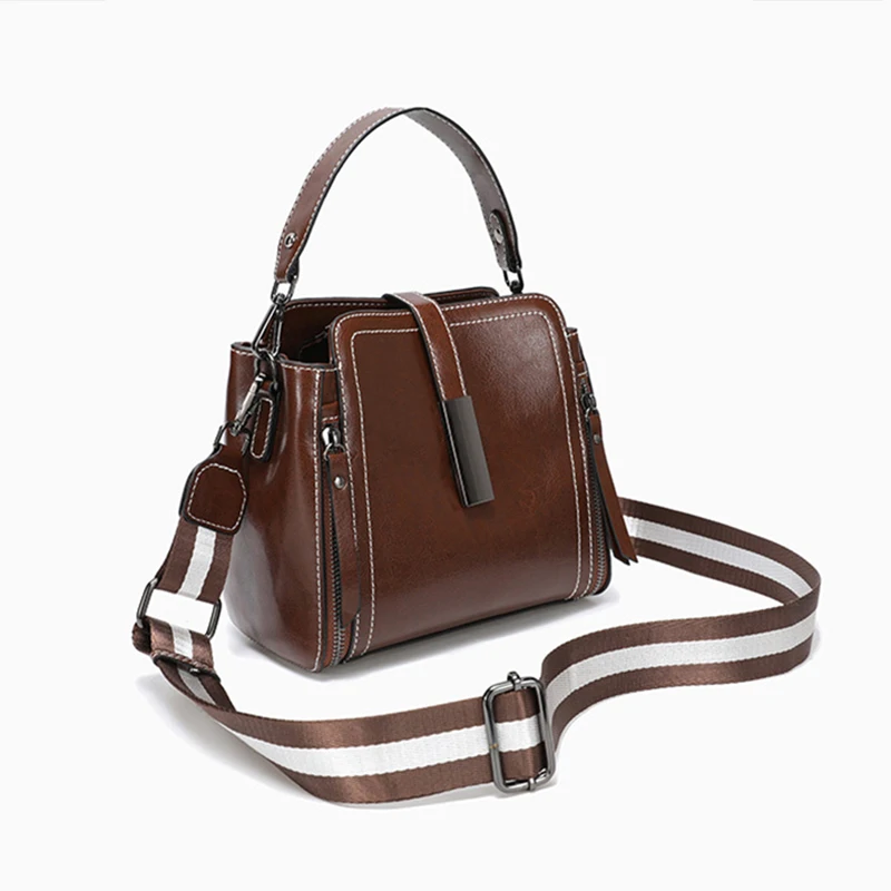 Cowhide Women Bags 2024 New Fashion Genuine Leather Women's