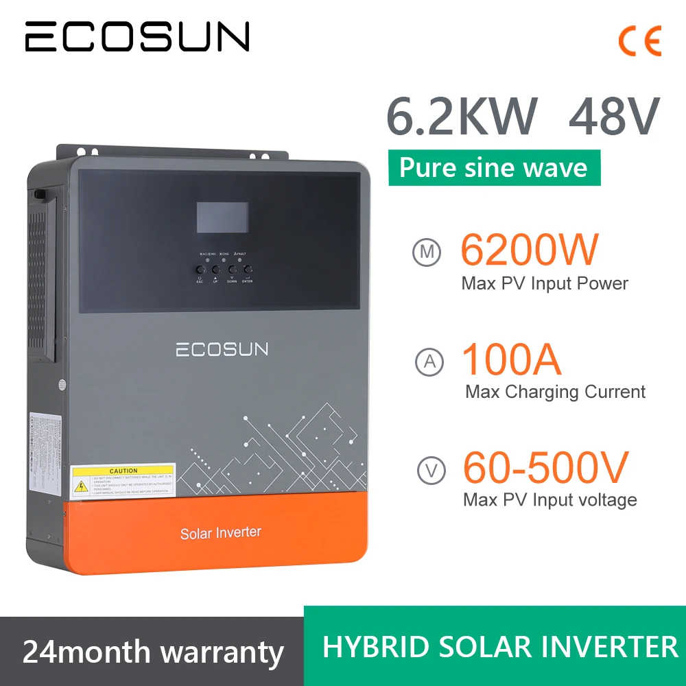 ECOSUN 6200 واط 48 فولت الشمسية الهجين