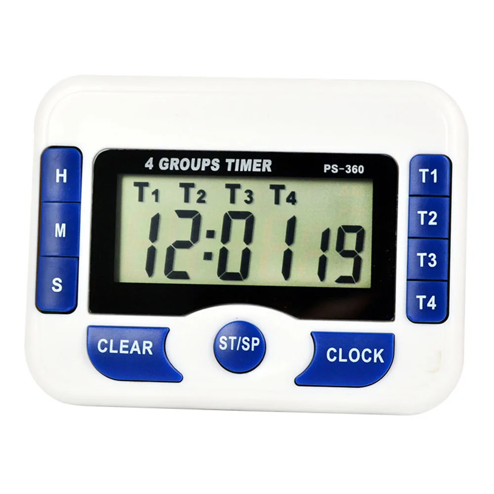 Description Picture 5 of itemMagnetic Digital Clock Kit 4 Groups Channel Alarm Timer Digitale Count Down 99 Hour 59 Min Electronic Countdown Stopwatch Timers