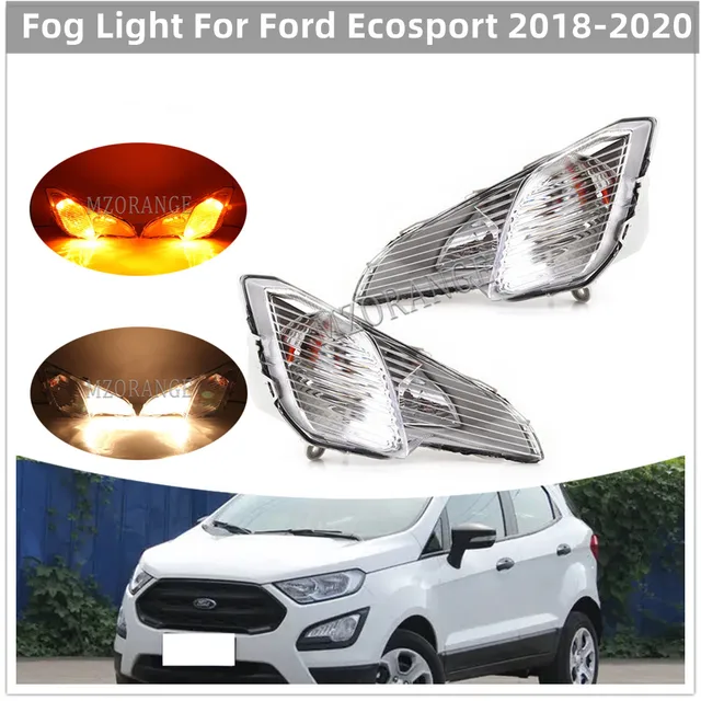 Voiture LED Déclairage Diurne DRL Pour Ford EcoSport 2018 2019 2020  Jaunissent Signal Fonction Couvercle Étanche Lampe Brouillard Du 127,28 €