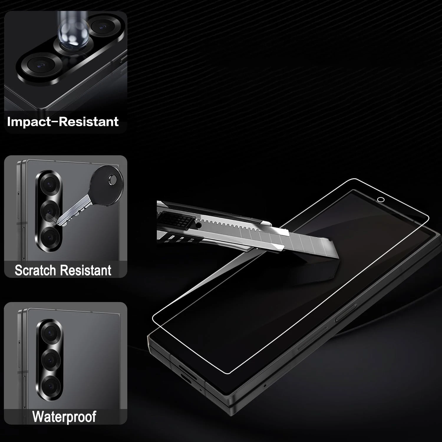 Fold7 Flexible Hydrogel Films - HD Clear Full Cover Screen Protectors