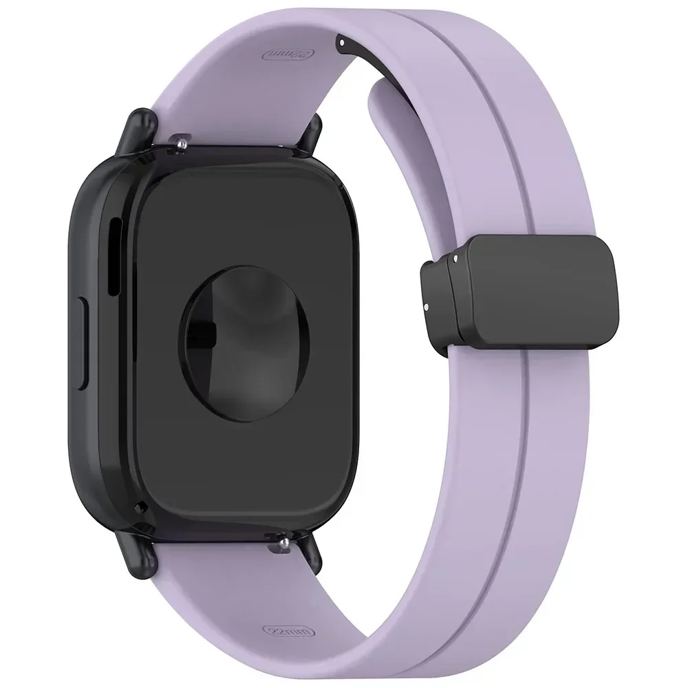 Soft Silicone Magnetic Buckle Watch Band - 20mm/22mm