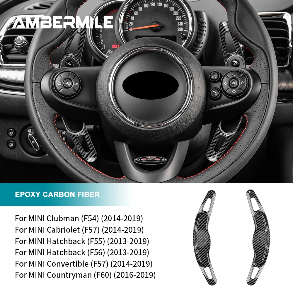 Top Abs Per Bmw Mini Cooper S Countryman F54 F55 F56 F57 F60 Cabriolet Volante Per Auto Paddle Shifter Cover Trim Accessori