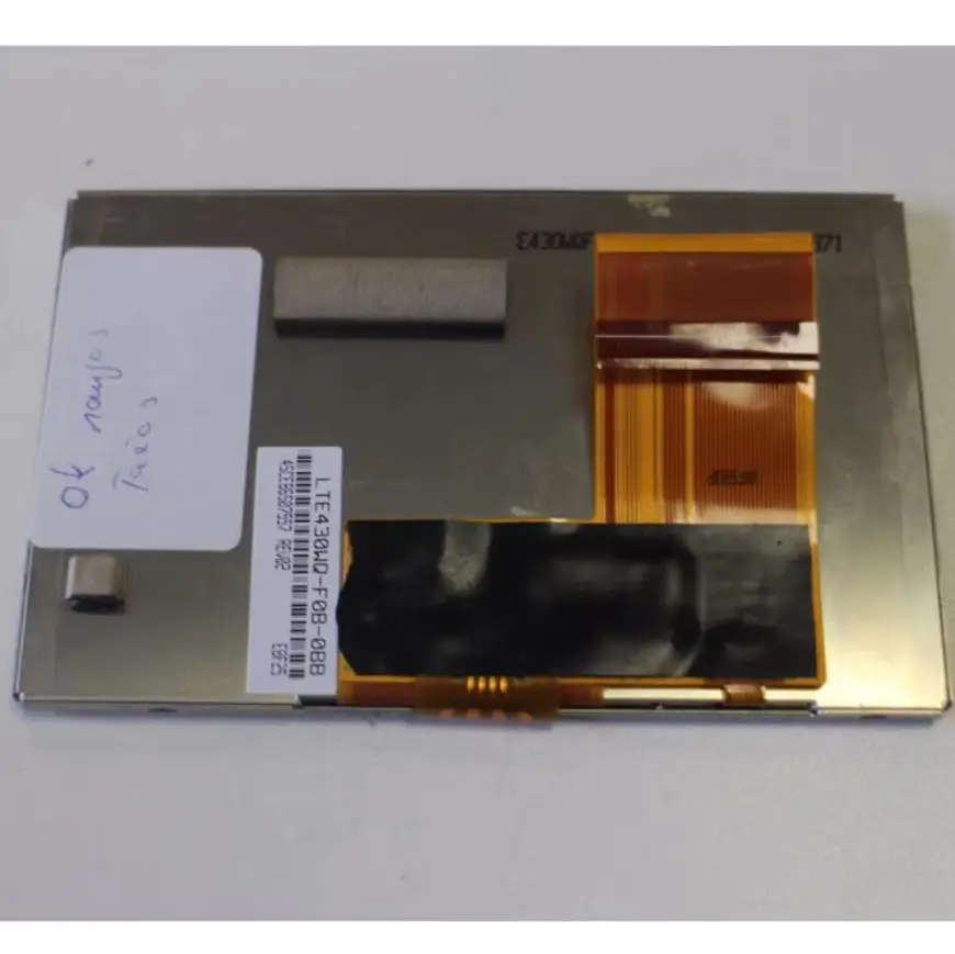 High-Resolution 4.3 WQVGA LCD with Touchscreen Display