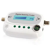 Горячий светодиодный цифровой спутниковый искатель SF08 Приемник спутникового сигнала HD ТВ-приемник спутниковый декодер Satfinder с компасом 4 светодиодных индикатора