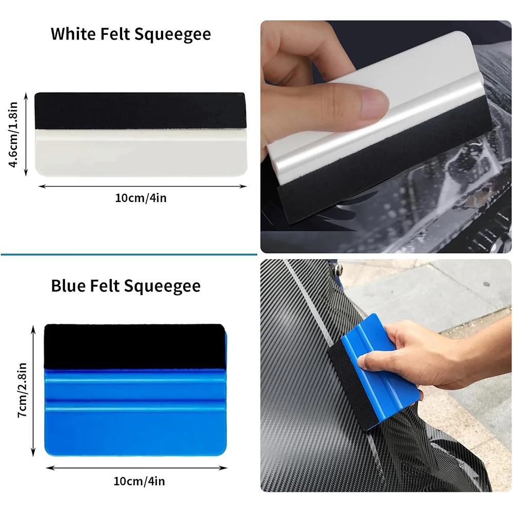 Kit di Strumenti NeoWrap per l'Applicazione di Pellicole Oscuranti per Finestrini Auto, Attrezzi per l'Installazione di Pellicole Protettive per Vetri, Squeegee per Pellicole Auto, Strumenti per Applicazione di Vinile per Veicoli - Image 2