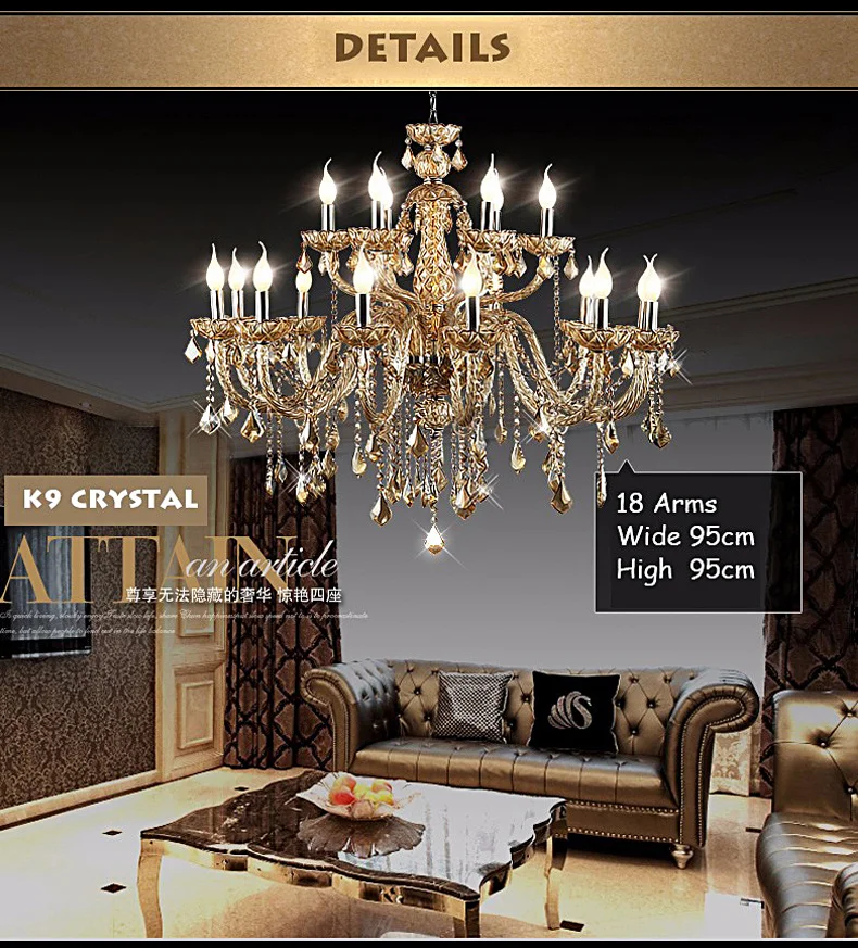 white chandelier Modern Crystal Led Chandelier Luxury Lighting Fixture Home Decor Glass Lamps Living Room Light Bedroom Luminaire Gold Luster cheap chandeliers