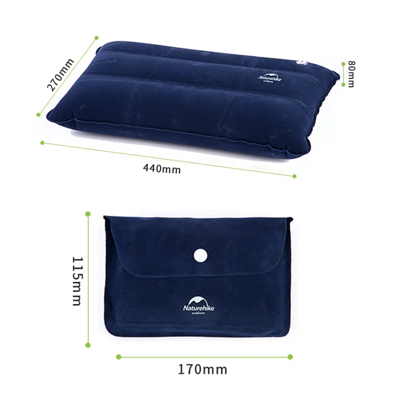 Description Picture 3 of itemNaturehike Special Offer Air Pillow Portable Fold Inflatable Outdoor Travel Sleeping Camping Comfort Ultralight Pillows