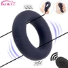 Silicone Cock Ring Sex Toys for Men Vibrating Penis Ring USB Charging Delay Ejaculation 10 Frequency Lock Vibro Ring Sex Shop 1