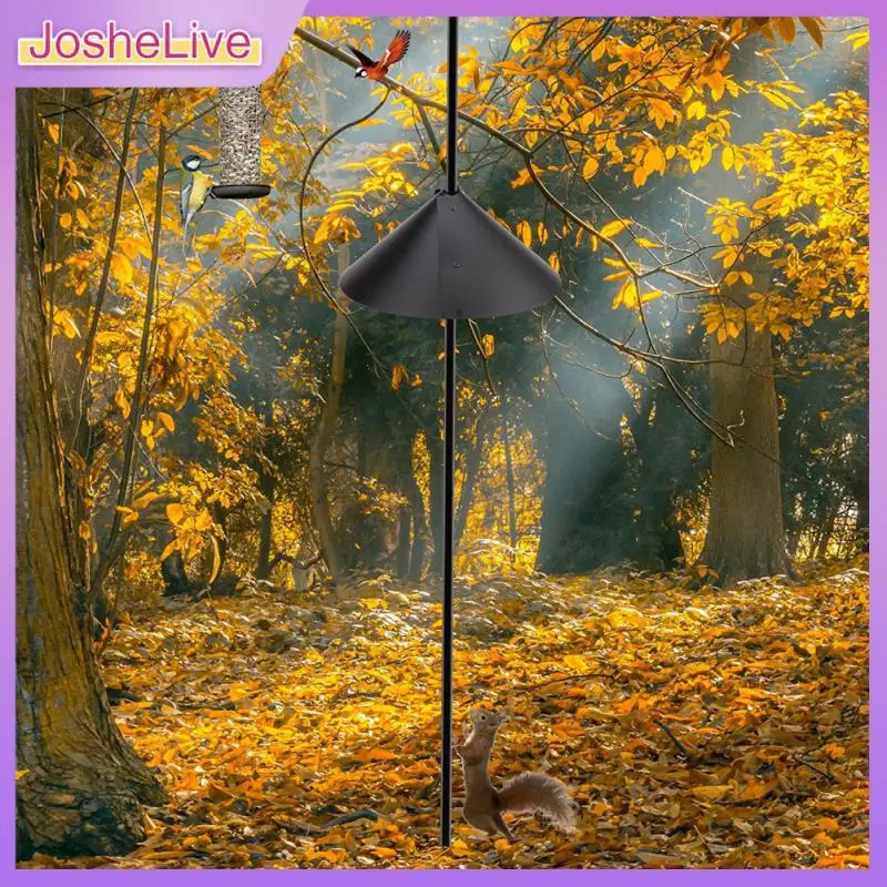 

Easy To Install Squirrel Baffle 12 Inch Foldable Anti-rust Surrounding Squirrel Divider Anti Squirrel Cover Outside Hang Mount