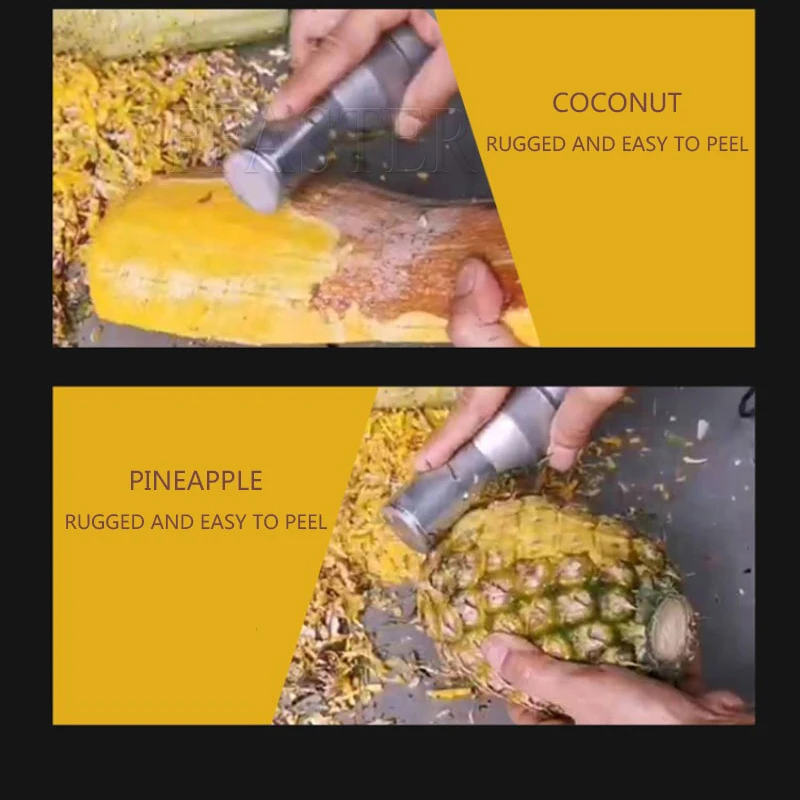 220V Handheld Portable Mini Electric Coconut Peeler Tool/Manual Pumpkin Peeling Machine For Fruit Vegetable Processing 6