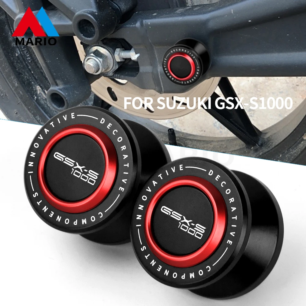 M8SwingArmStandScrewSwingarmSpoolsSliderForSuzukiGSXS1000