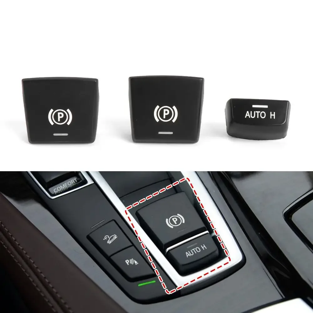 Car Handbrake Parking Brake P Button Switch Cover For BMW 5 7 F01 F02 F07 F10 F11 F18 F30 520 523 730 2009- 61312822518
