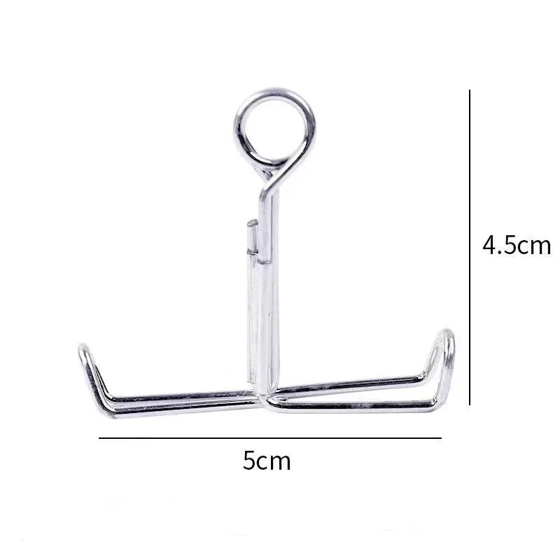 Spring Water stop clip Metal latex pipe clamp Chemical laboratory equipment 5pcs