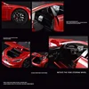1:24 Tesla Model S  3 Tesla Y Alloy Die Cast Toy Car Model Sound and Light Children's Toy Collectibles Birthday gift 2