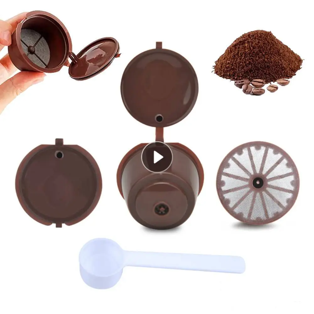 Kit Di Capsule Di Caffè Riutilizzabili Per Nescafe Dolce Gusto Machine Capsule Riutilizzabili Pod Tazze Filtranti Compatibili Dispenser Coffeeware