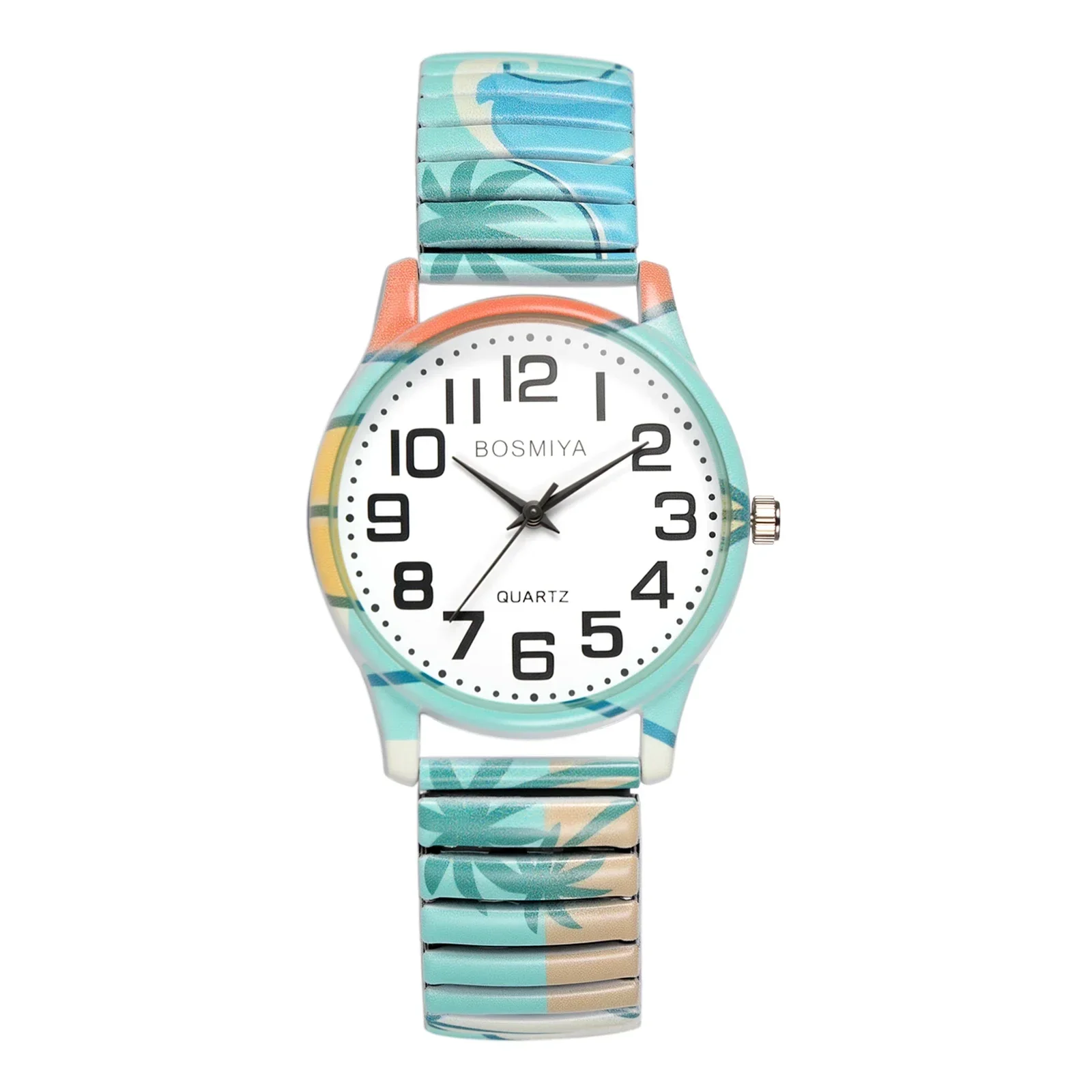 Women's Bohemian Easy-Read Quartz Watch with Stretch Band