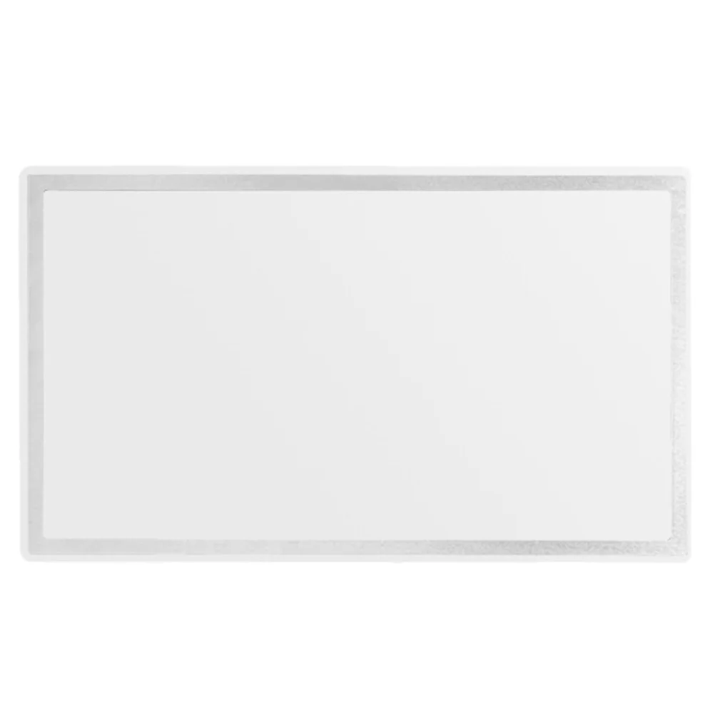 

1Pc Car Makeup Mirror Stainless Steel Visor Mirror Adhesive Decorative Mirror